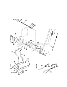 Page I Diagram and Parts List for 917271070  Craftsman Lawn Tractor