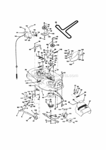 Page J Diagram and Parts List for 917271071  Craftsman Lawn Tractor