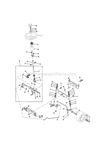 Page D Diagram and Parts List for 917271071  Craftsman Lawn Tractor
