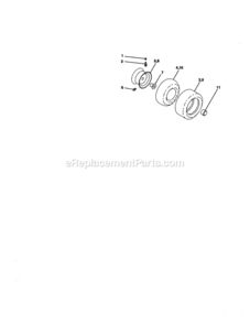 Page J Diagram and Parts List for 917271072  Craftsman Lawn Tractor