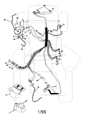 Electrical Diagram and Parts List for 917271080  Craftsman Lawn Tractor