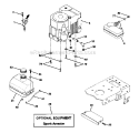 Engine Diagram and Parts List for 917271080  Craftsman Lawn Tractor