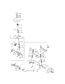 Page D Diagram and Parts List for 917271090  Craftsman Lawn Tractor