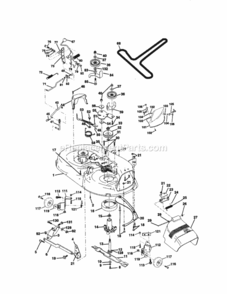 Page J Diagram and Parts List for 917271100  Craftsman Lawn Tractor
