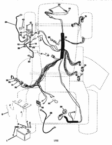 Page A Diagram and Parts List for 917271120  Craftsman Lawn Tractor