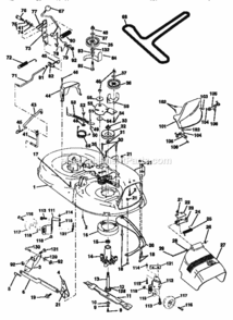 Page J Diagram and Parts List for 917271120  Craftsman Lawn Tractor