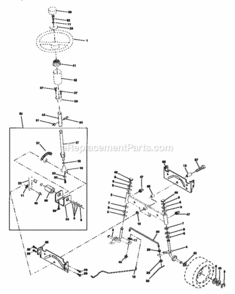 Page D Diagram and Parts List for 917271120  Craftsman Lawn Tractor