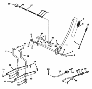 Page I Diagram and Parts List for 917271120  Craftsman Lawn Tractor