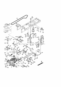 Page C Diagram and Parts List for 917271121  Craftsman Lawn Tractor