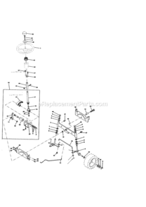 Page D Diagram and Parts List for 917271121  Craftsman Lawn Tractor