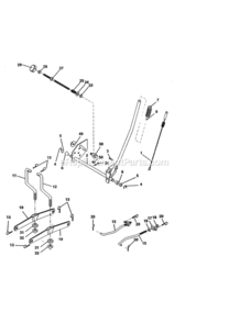 Page I Diagram and Parts List for 917271121  Craftsman Lawn Tractor