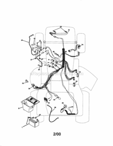 Page A Diagram and Parts List for 917271130  Craftsman Lawn Tractor