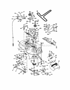 Page J Diagram and Parts List for 917271130  Craftsman Lawn Tractor