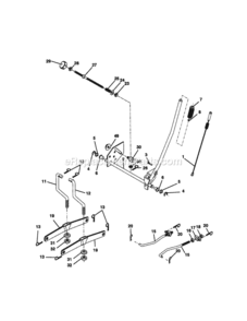 Page I Diagram and Parts List for 917271131  Craftsman Lawn Tractor