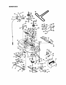 Page J Diagram and Parts List for 917271132  Craftsman Lawn Tractor