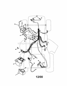 Page A Diagram and Parts List for 917271133  Craftsman Lawn Tractor