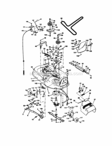 Page J Diagram and Parts List for 917271133  Craftsman Lawn Tractor