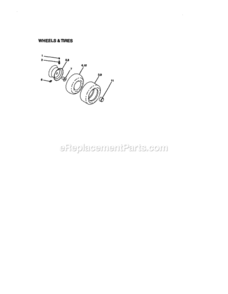 Page H Diagram and Parts List for 917271133  Craftsman Lawn Tractor