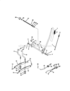 Page I Diagram and Parts List for 917271133  Craftsman Lawn Tractor