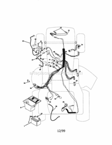 Page A Diagram and Parts List for 917271140  Craftsman Lawn Tractor