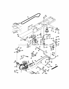 Page C Diagram and Parts List for 917271140  Craftsman Lawn Tractor