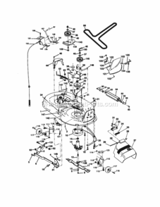 Page J Diagram and Parts List for 917271141  Craftsman Lawn Tractor