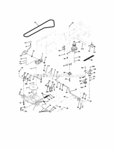 Page C Diagram and Parts List for 917271150  Craftsman Lawn Tractor
