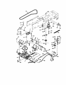 Page C Diagram and Parts List for 917271190  Craftsman Lawn Tractor