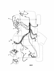 Page A Diagram and Parts List for 917271470  Craftsman Lawn Tractor