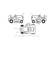 Part Location Diagram of 176450 Craftsman Decal Engine