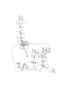 Page D Diagram and Parts List for 917271490  Craftsman Lawn Tractor
