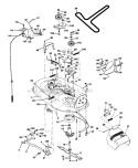 Mower Deck Diagram and Parts List for 917271643  Craftsman Lawn Tractor