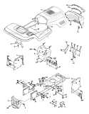 Part Location Diagram of 174619 Craftsman Stamped chassis