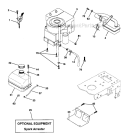Engine Diagram and Parts List for 917271643  Craftsman Lawn Tractor