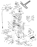 Mower Deck Diagram and Parts List for 917271734  Craftsman Lawn Tractor