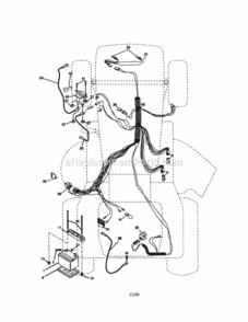 Page A Diagram and Parts List for 917271810  Craftsman Lawn Tractor