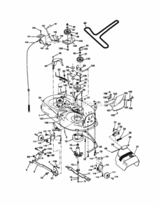 Page H Diagram and Parts List for 917271810  Craftsman Lawn Tractor