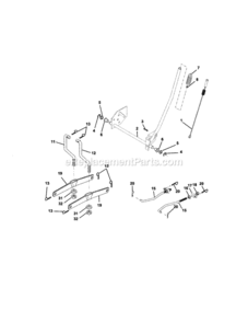 Page I Diagram and Parts List for 917271812  Craftsman Lawn Tractor