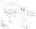 Part Location Diagram of 583171701 Husqvarna Seat
