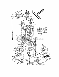 Page J Diagram and Parts List for 917271820  Craftsman Lawn Tractor