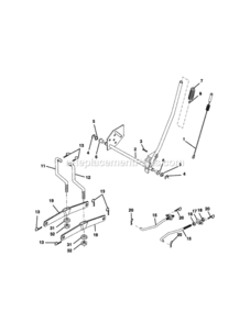 Page I Diagram and Parts List for 917271821  Craftsman Lawn Tractor