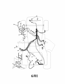 Page A Diagram and Parts List for 917271825  Craftsman Lawn Tractor