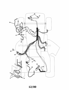 Page A Diagram and Parts List for 917271830  Craftsman Lawn Tractor