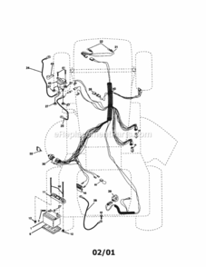 Page A Diagram and Parts List for 917271831  Craftsman Lawn Tractor