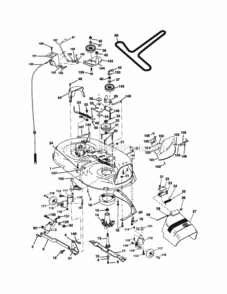 Page J Diagram and Parts List for 917271831  Craftsman Lawn Tractor