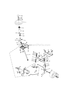 Page D Diagram and Parts List for 917271831  Craftsman Lawn Tractor