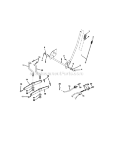 Page I Diagram and Parts List for 917271832  Craftsman Lawn Tractor