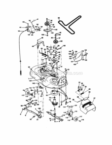Page J Diagram and Parts List for 917271841  Craftsman Lawn Tractor