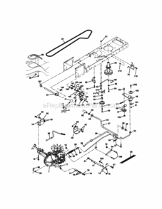 Page C Diagram and Parts List for 917271841  Craftsman Lawn Tractor