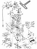 Mower Deck Diagram and Parts List for 917271910  Craftsman Lawn Mower
